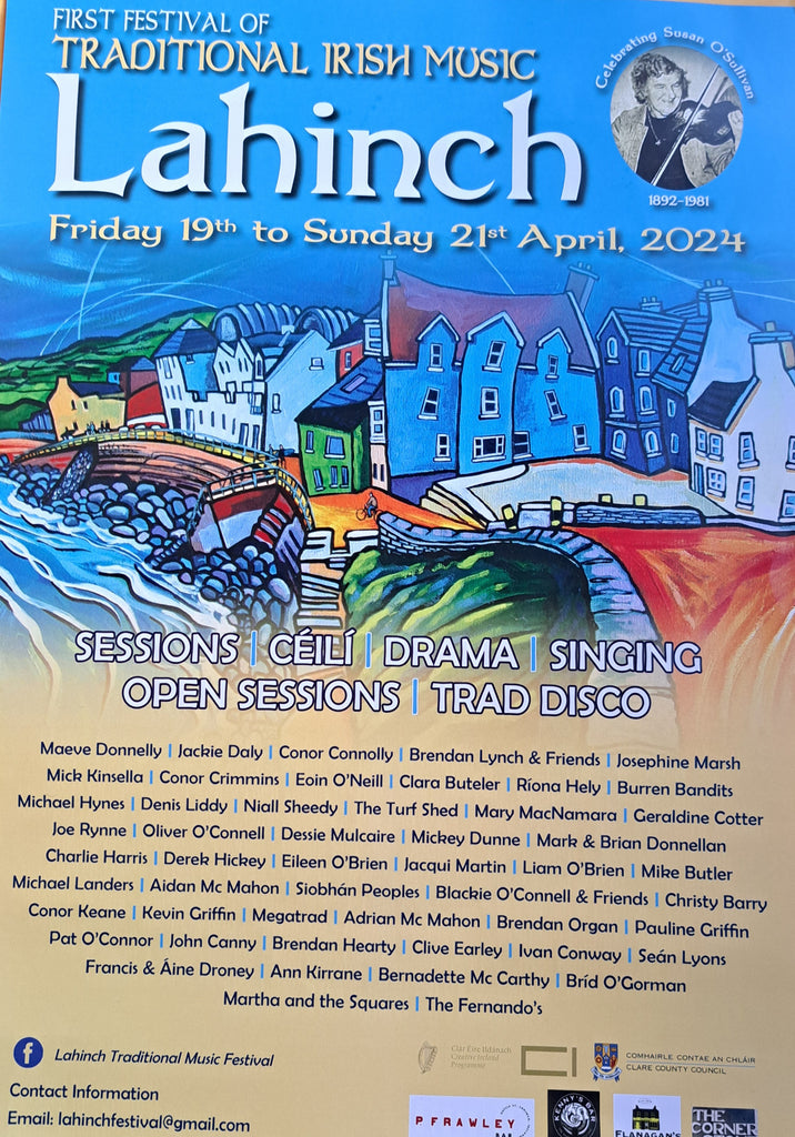 Lahinch Traditional Irish Music Festival <h4> Friday 19th to Sunday 21st April