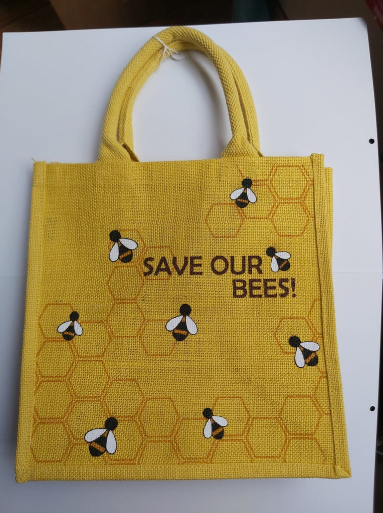 Save Our Bees Jute Bag