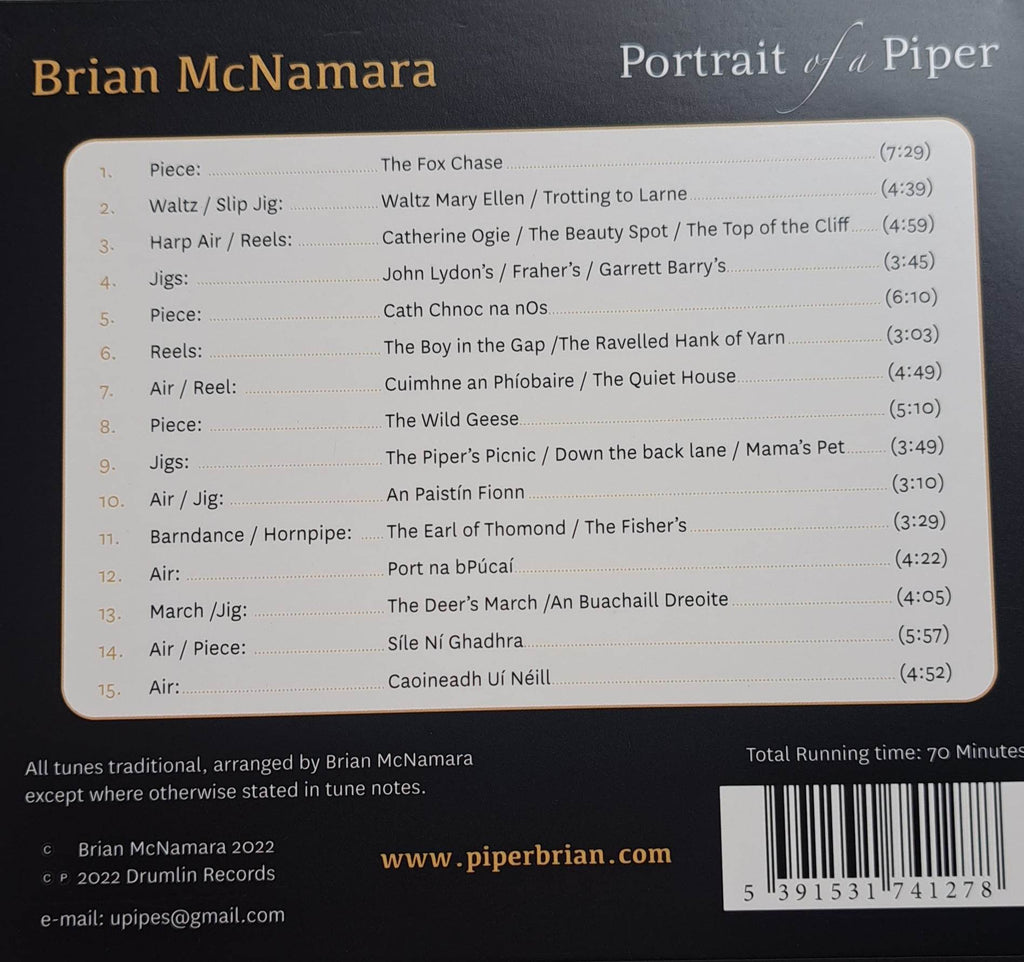 Brian Mc Namara <h4> Portrait of a Piper