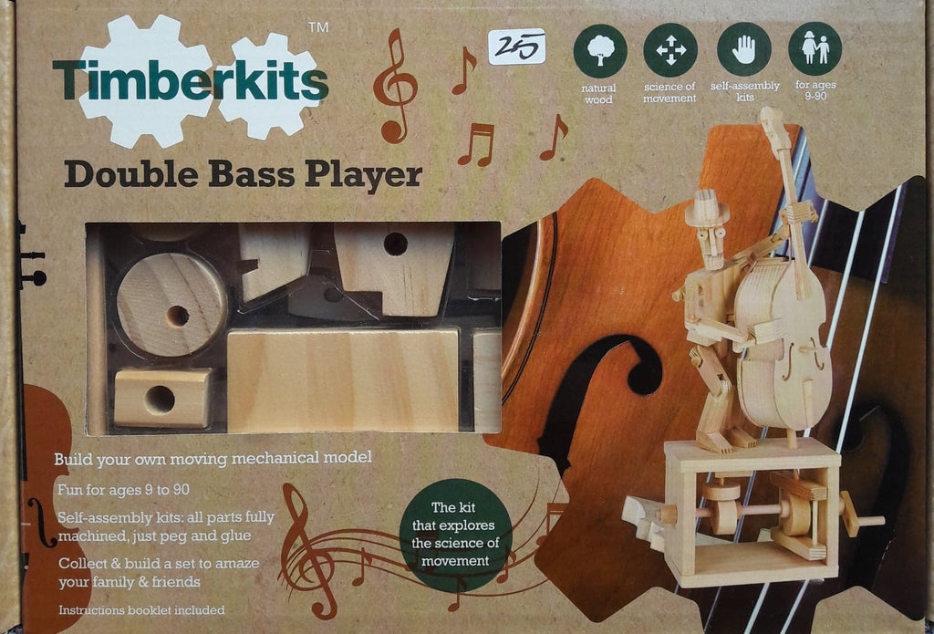 Double Bass Wooden Kit Player