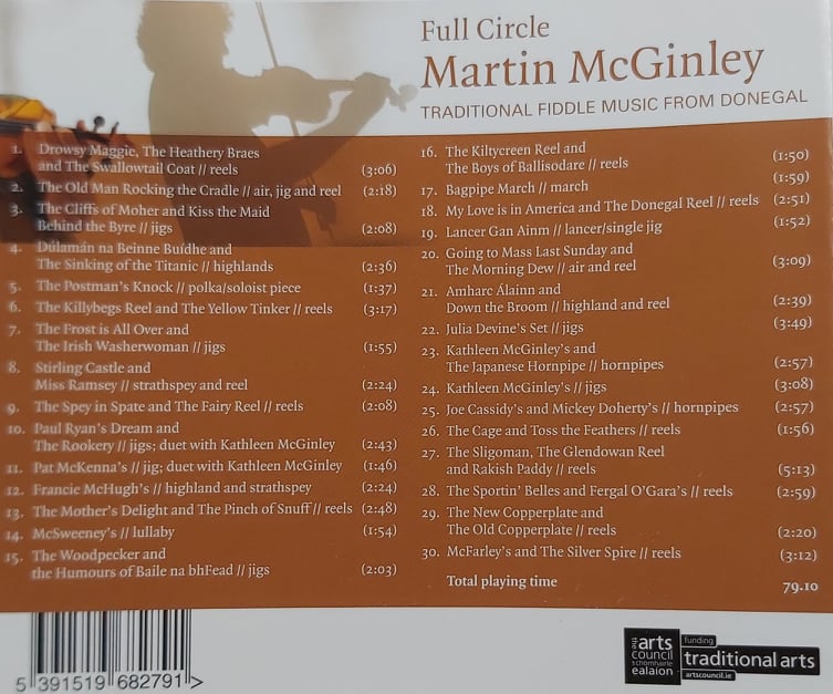 Martin Mc Ginley <h4> Full Circle